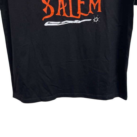 Not All Witches Live In Salem Tee Shirt Top Black Halloween Fall - Picture 3 of 8